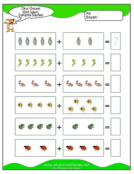 İşlemler yaprak test